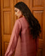 Tie-up Dress - Old Rose