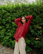 Noa Shirt - Crimson Red