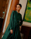 Tie-up Dress - Forest Green