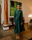 Tie-up Dress - Forest Green