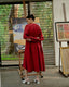 Carol Dress - Crimson Red
