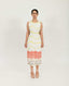 Salmon Side Cut Dress