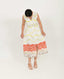 Salmon Front Buttoned Dress