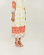 Salmon Pleated Jacket Dress - Set Of 2