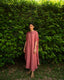 Pleated Kaftan - Rose
