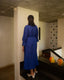 Tie-up Kaftan - Ink Blue