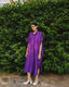 Shirt Dress - Purple