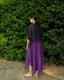 Pleated Kaftan - Purple Ombre