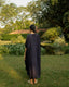 Pleated Kaftan - Kala Jamun