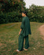 Boxy Shirt - Forest Green