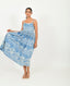 Indigo Splash Gather Dress