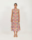 Scribble Side Cut Dress