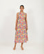 Scribble Side Cut Dress