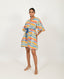 Wave Tie Up Dress Organic Cotton