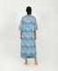 Indigo Splash Buttoned  Dress