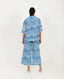 Indigo Splash Shirt Linen Co-Ord Set
