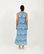 Indigo Splash Linen  Maxi