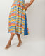 Wave Zipped Dress