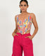 Scribble Linen Corset