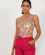 Scribble Linen Corset