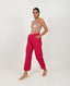 Linen Corset With Cargo Pants