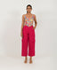 Linen Corset With Cargo Pants