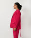 Viva Magenta Linen Jacket