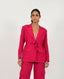 Viva Magenta Linen Jacket