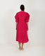 Viva Magenta Linen Bell Dress