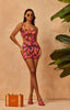 Devi Scarf Bikini Top & Bike Shorts Set
