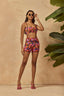 Devi bustier Swim Top & Shorts set