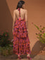 Jasmine Layered Halter Maxi Dress