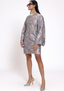 Ghotala Cape Sleeve Dress