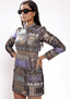 Kanchi Full Sleeve Short Dress