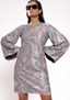Ghotala Cape Sleeve Dress