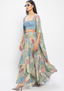 Rumaal Flared Cape