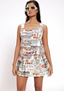 Vigyaapan Pleated Mini Skirt