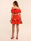 Kesar Cropped Blouse & Ruffled Skirt Set