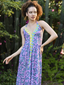 Hyacinth Halter Maxi Dress
