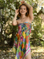Moss Scarf Tube Dress