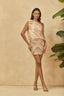 Gulaab Chevron Beaded Skirt