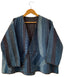 Sora Re-Purposed Textile Overlap Jacket