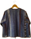 Sora Re-Purposed Textile Overlap Jacket