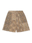 Beige Ajrakh Shorts