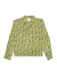 Lime Hand-Blocked Silk Shirt