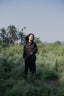 Upcycled Sailor Flared Pants - Black