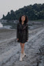 Upcycled Seattle Wrap Dress - Green