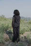 Upcycled Sailor Flared Pants - Black