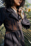 Upcycled Copenhagen Trench - Black Copper