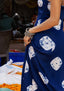 Jodha Dress - Indigo Bandhani